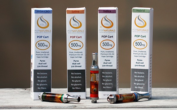 POP Naturals Cannabis Oil Cartridges