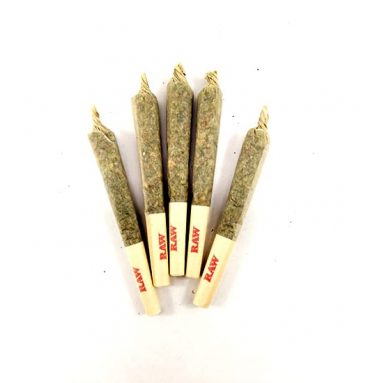 Raw Sativa Marijuana Pre-Rolled Joints