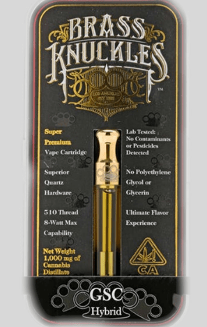 Brass Knuckles SFV OG High THC Cartridges