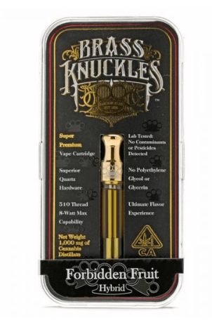 Buy Brass Knuckles Forbidden Fruit High THC Cartridges
