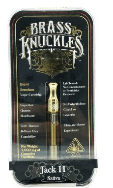 Buy Brass Knuckles Jack H High THC Cartridge