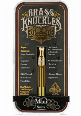 Buy Brass Knuckles Maui High THC Cartridges